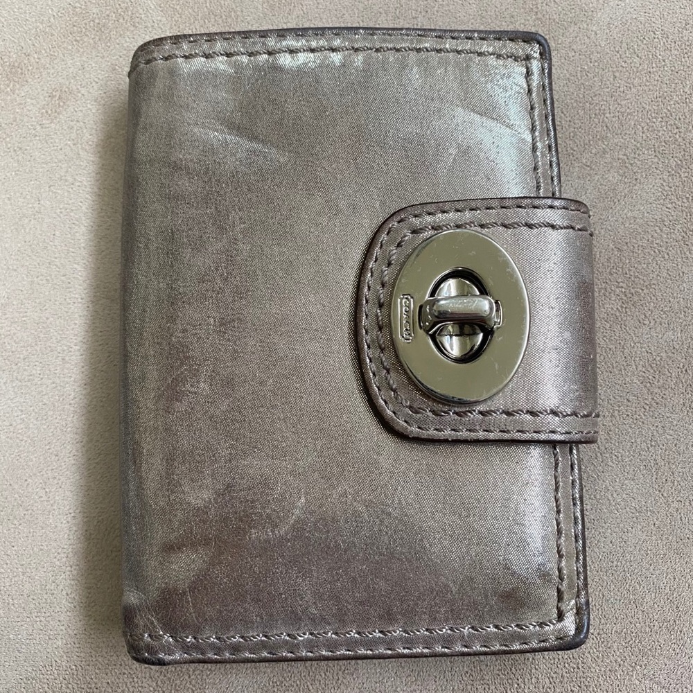 Coach F43608 Wallet in Pewter